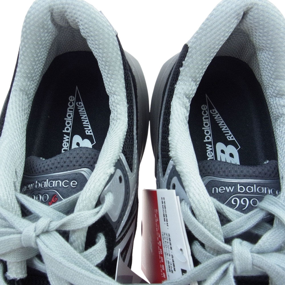 NEW BALANCE ニューバランス M990BK6 Made in USA 990 v6 BK6 Dワイズ スニーカー ブラック系 26.5cm【新古品】【未使用】【中古】