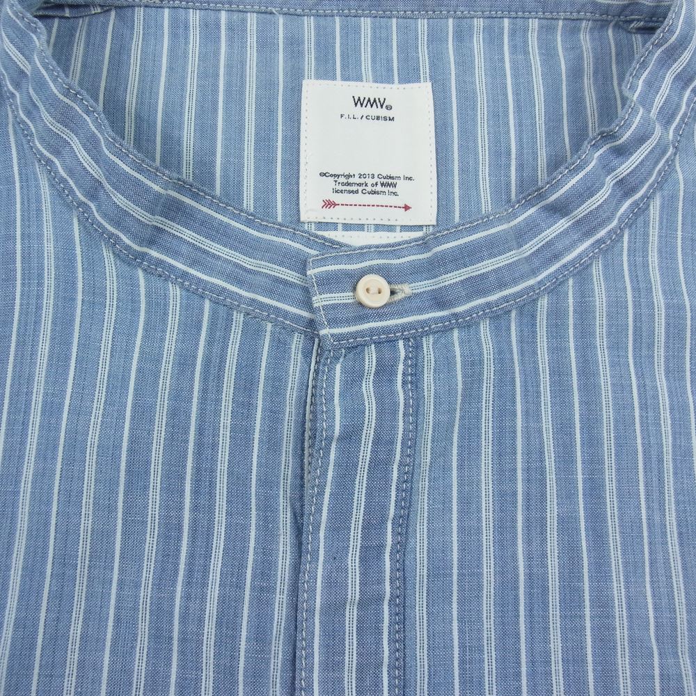 VISVIM ビズビム WMV 0322205017006 LONG SHIRT CHAMBRAY シャンブレー ロング シャツ ブルー系 00【美品】【中古】