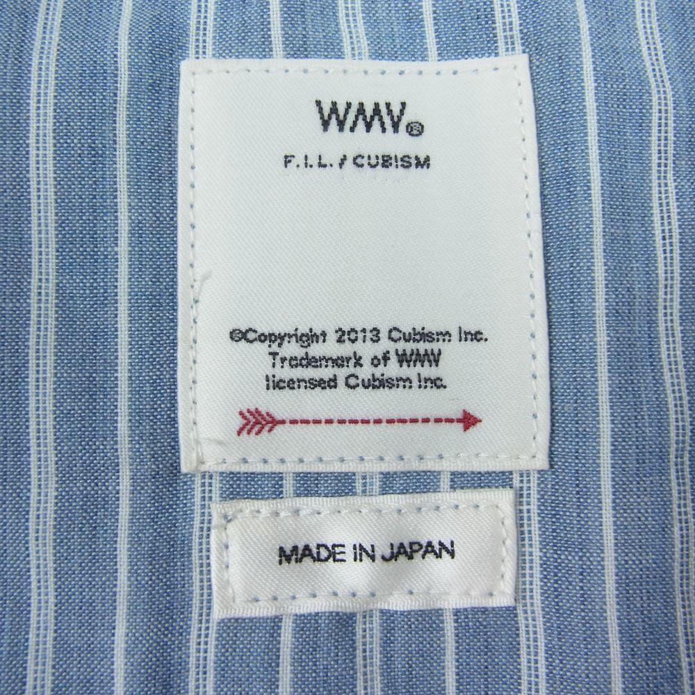 VISVIM ビズビム WMV 0322205017006 LONG SHIRT CHAMBRAY シャンブレー ロング シャツ ブルー系 00【美品】【中古】