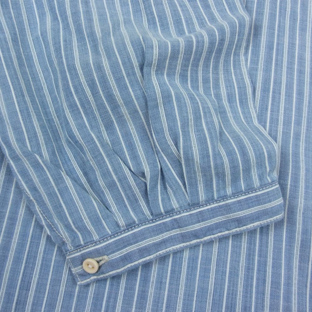 VISVIM ビズビム WMV 0322205017006 LONG SHIRT CHAMBRAY シャンブレー ロング シャツ ブルー系 00【美品】【中古】