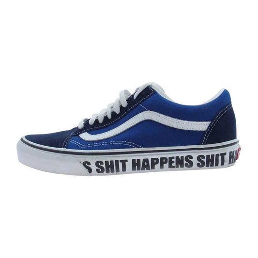 VANS バンズ 721454 OLD SKOOL オールドスクール キャンバス スニーカー ブルー系 ネイビー系 28cm【中古】