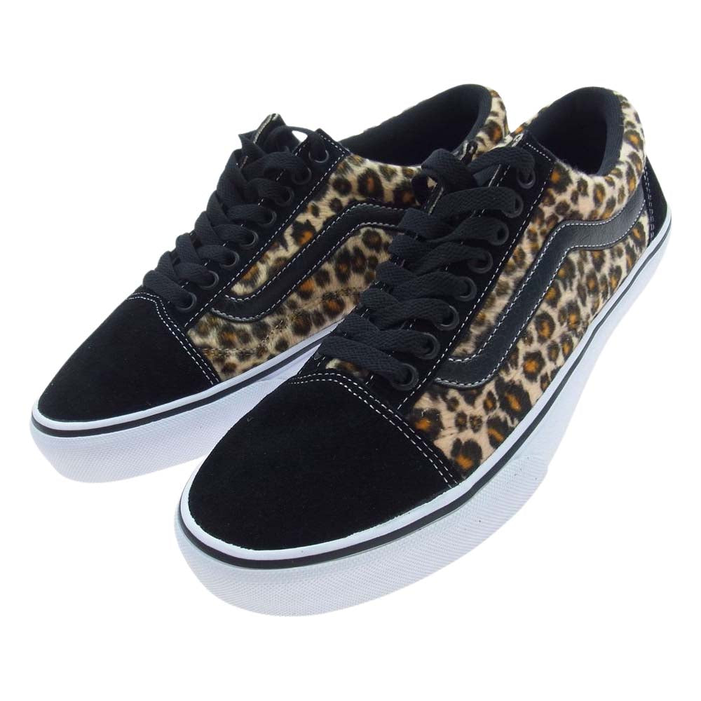 VANS バンズ V36CF LEP OLD SKOOL オールドスクール レオパード スニーカー ブラック系 ライトブラウン系 28cm【新古品】【未使用】【中古】