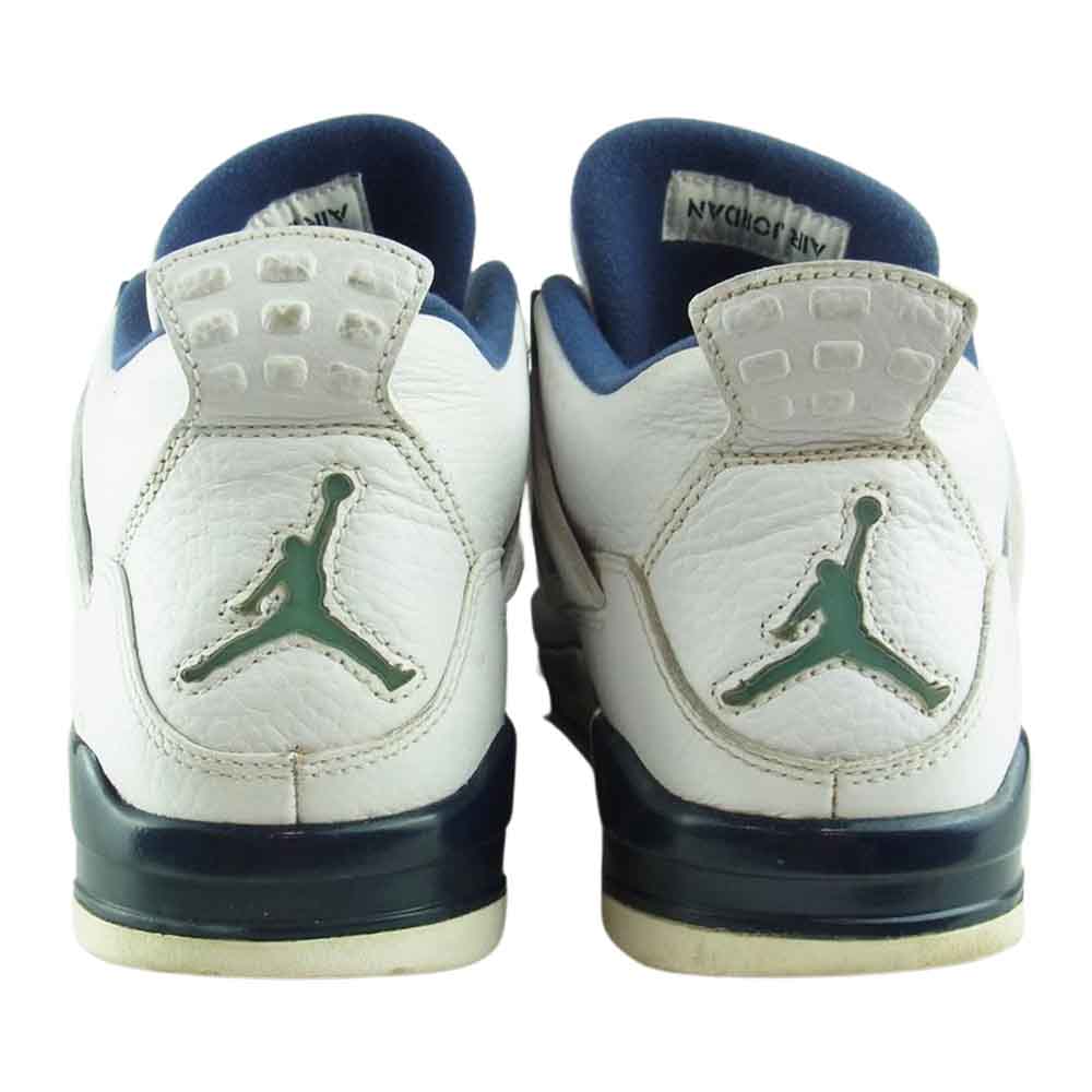 NIKE ナイキ 314254-107 AIR JORDAN 4 RETRO COLUMBIA エアジョーダン4 レトロ コロンビア スニーカー ホワイト系 28cm【中古】