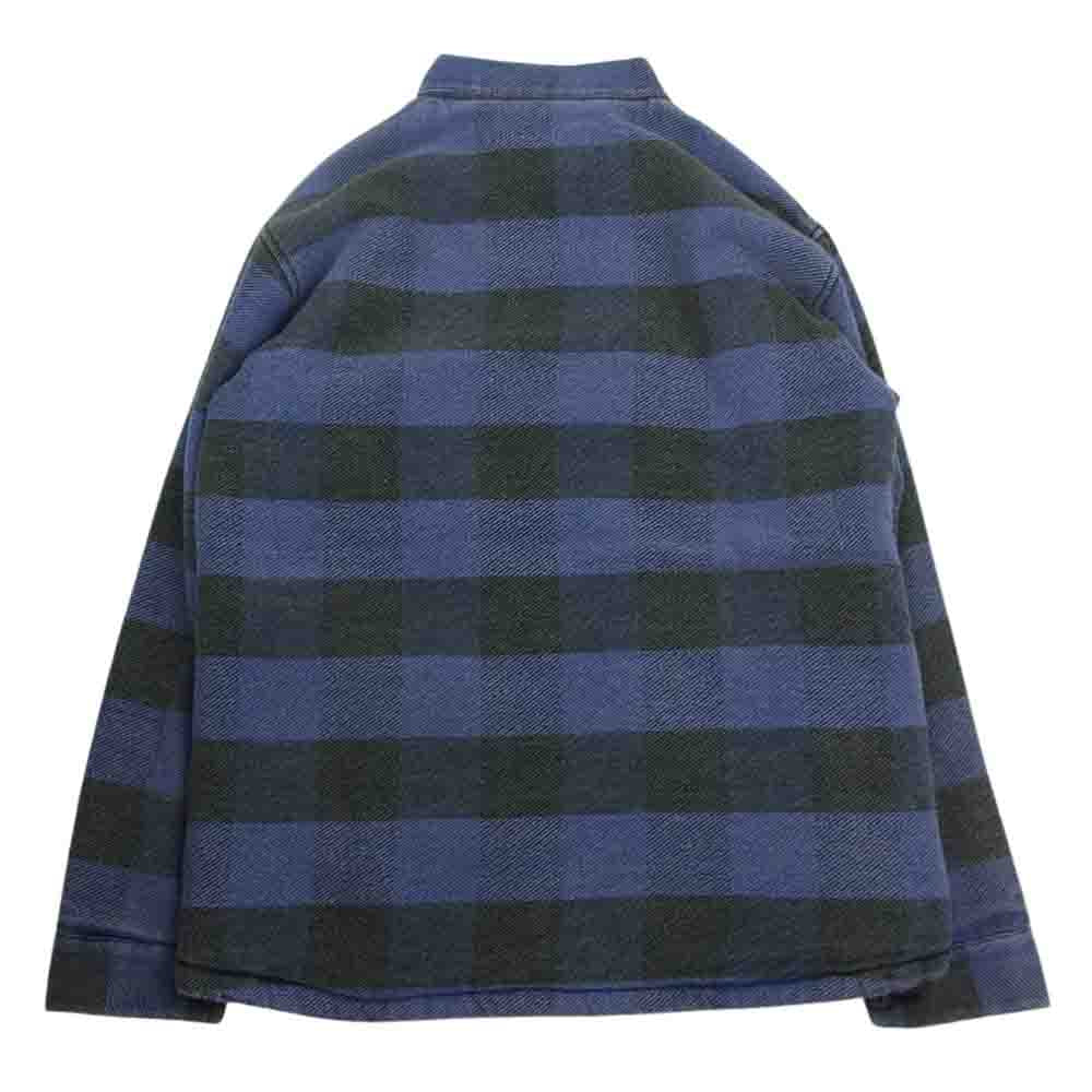 Ron Herman ロンハーマン 3020400365 Boa Buffalo Check Shirt Jacket ボア バッファロー チェック シャツ ジャケット ブラック系 ネイビー系 M【中古】