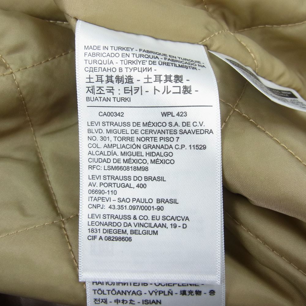 Supreme シュプリーム 19AW × Levi's リーバイス Nylon Trucker Jacket ナイロン トラッカー ジャケット デザートカモ ベージュ系 M【美品】【中古】