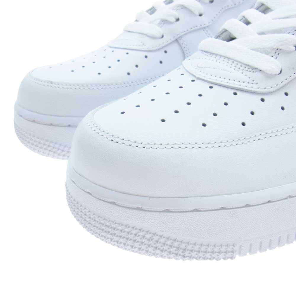 Supreme シュプリーム CU9225-100 × Nike Air Force 1 Low ナイキ エアフォース1 ロー スニーカー ホワイト系 28.5cm【極上美品】【中古】