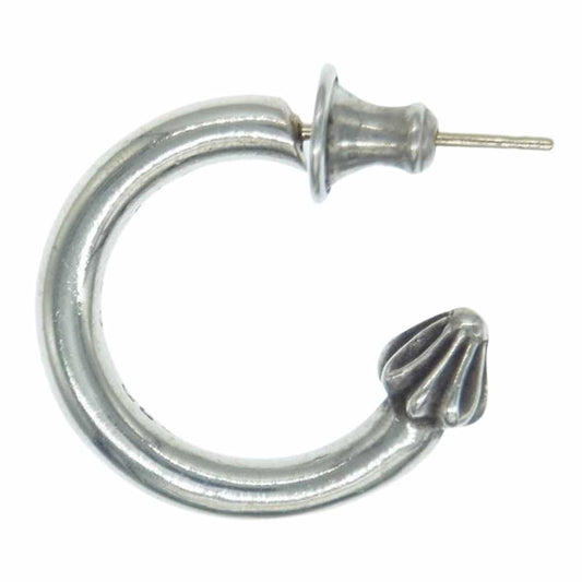 CHROME HEARTS クロムハーツ（原本無） HOOP PLAIN プレーン フープ ピアス シルバー系【中古】