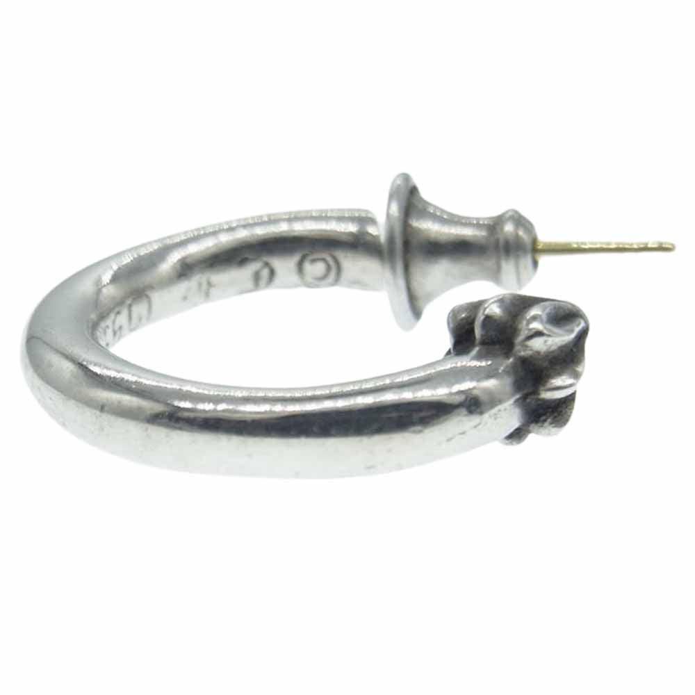 CHROME HEARTS クロムハーツ（原本無） HOOP PLAIN プレーン フープ ピアス シルバー系【中古】