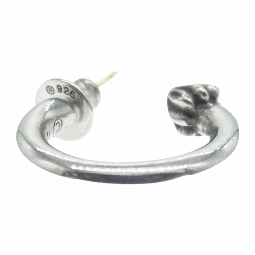 CHROME HEARTS クロムハーツ（原本無） HOOP PLAIN プレーン フープ ピアス シルバー系【中古】