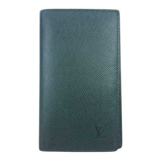 LOUIS VUITTON ルイ・ヴィトン R20405 タイガ アジェンダポッシュ レザー エピセア ダークグリーン グリーン系【中古】