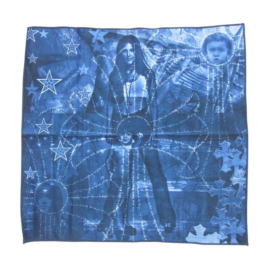 CHROME HEARTS クロムハーツ（原本無） メガネ拭き アイウェアクロス ブルー系【中古】