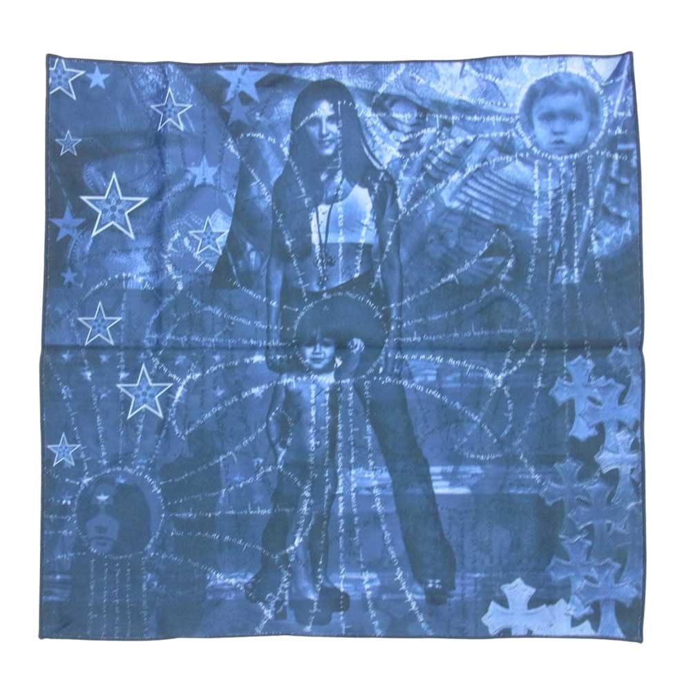 CHROME HEARTS クロムハーツ（原本無） メガネ拭き アイウェアクロス ブルー系【中古】