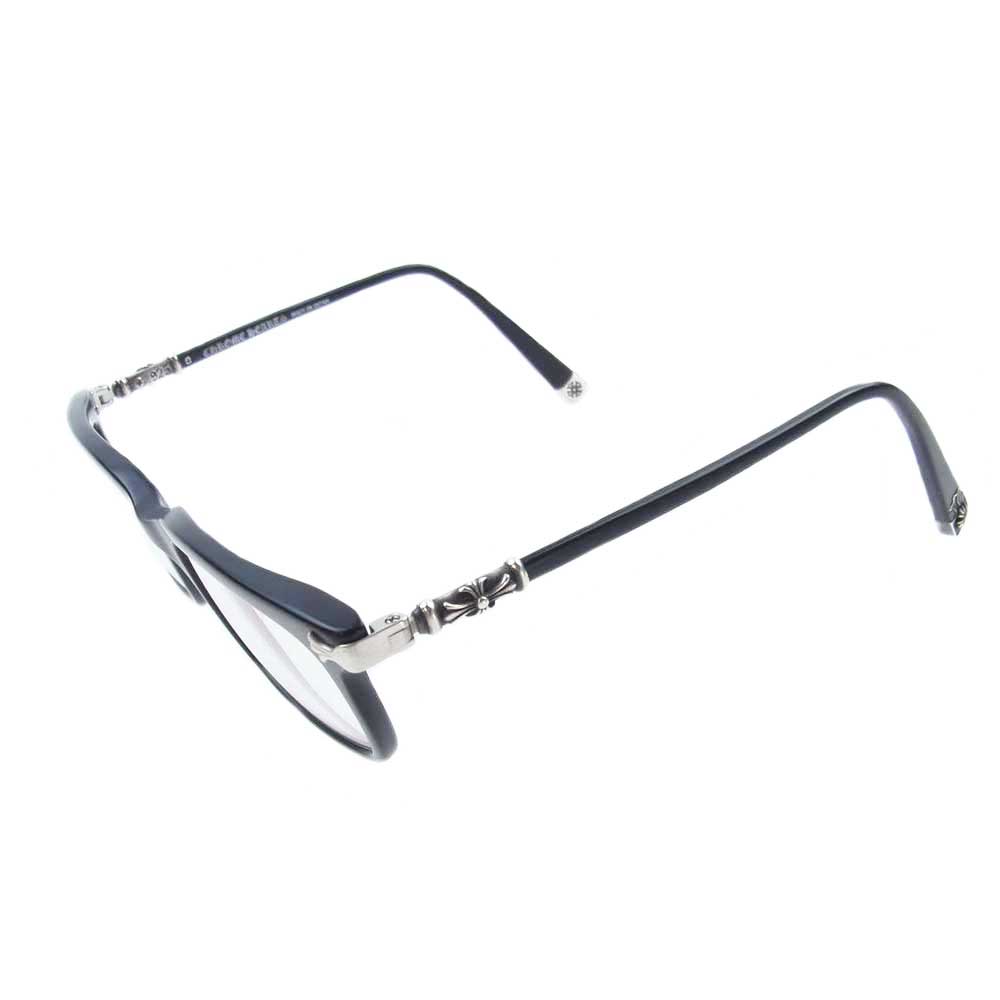CHROME HEARTS クロムハーツ（原本無） アイウェアケース付属 FUN HATCH-A  マット フレーム CHプラス 眼鏡 メガネ クロス サングラス ブラック系【中古】