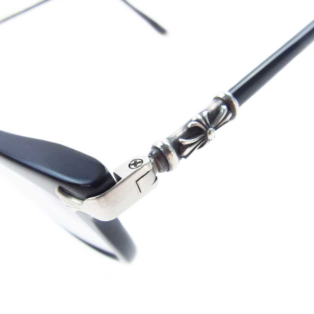 CHROME HEARTS クロムハーツ（原本無） アイウェアケース付属 FUN HATCH-A  マット フレーム CHプラス 眼鏡 メガネ クロス サングラス ブラック系【中古】