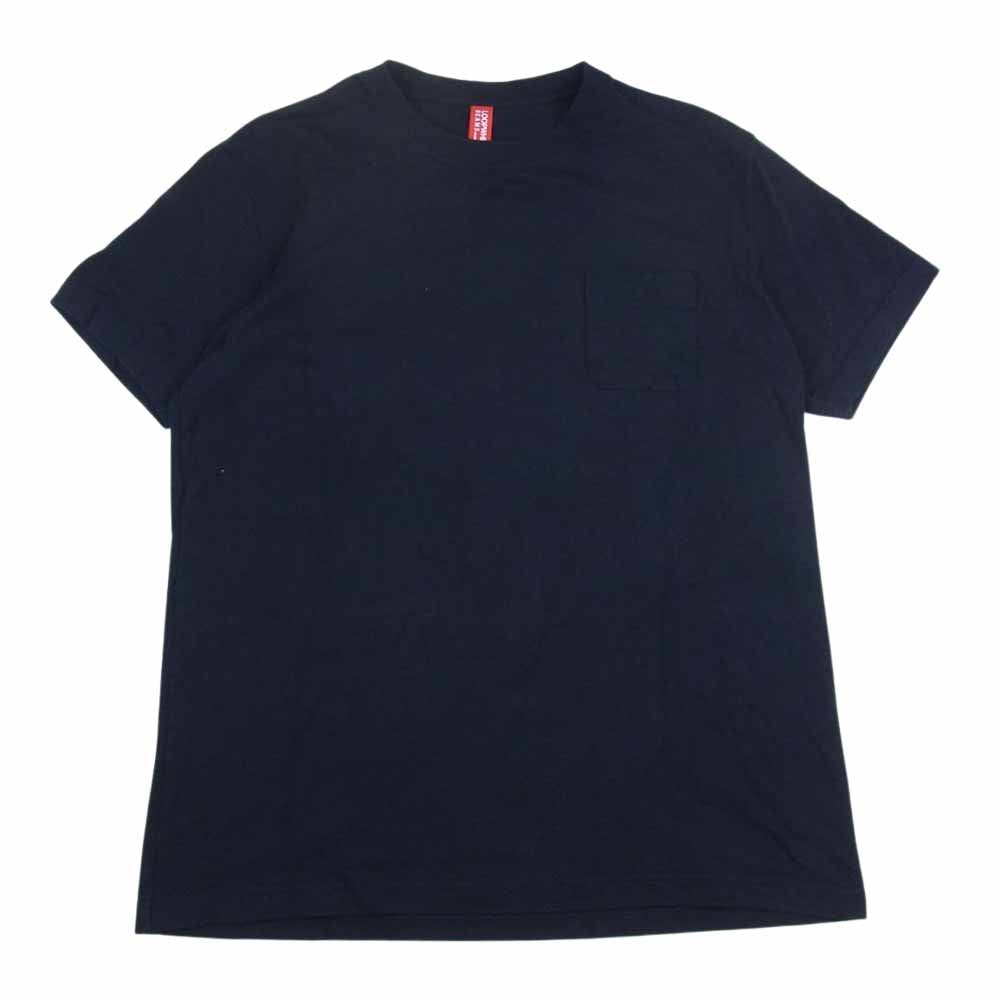 LOOPWHEELER ループウィラー BEAMS ビームス 半袖 ポケット Tシャツ ネイビー系 XL【中古】