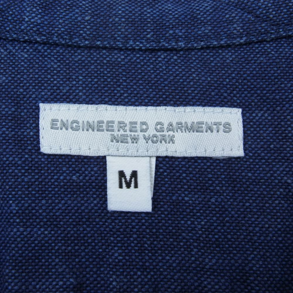 Engineered Garments エンジニアードガーメンツ 半袖 リネン シャツ インディゴブルー系 M【中古】