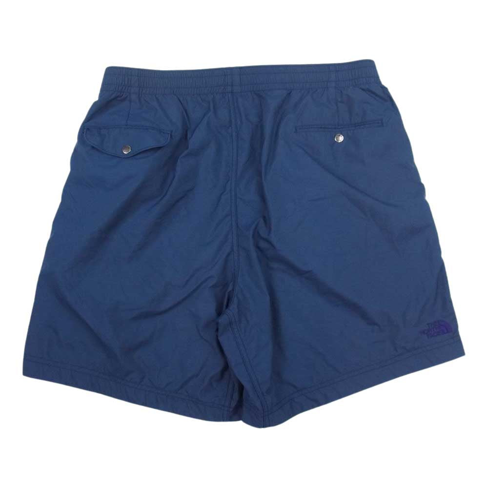 THE NORTH FACE ノースフェイス NT4203N PURPLE LABEL パープルレーベル ナイロン ショーツ ハーフ パンツ ブルー ネイビー系 34【中古】