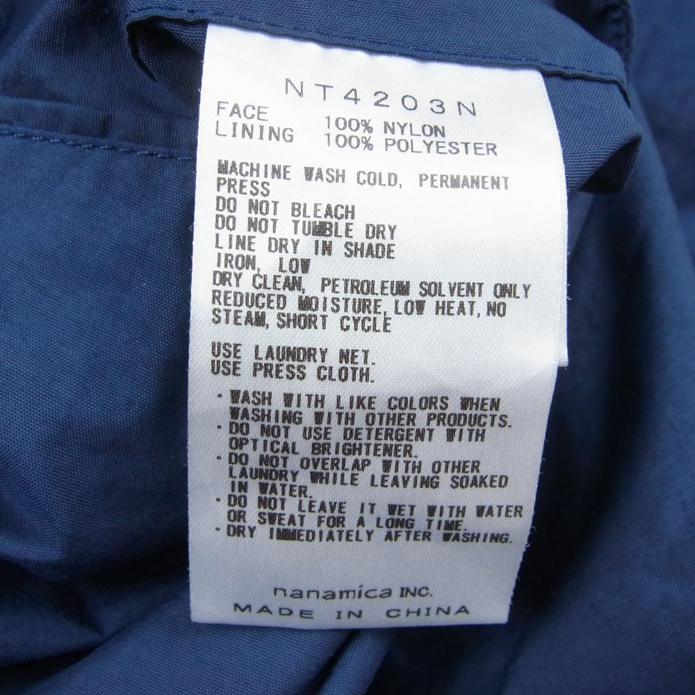 THE NORTH FACE ノースフェイス NT4203N PURPLE LABEL パープルレーベル ナイロン ショーツ ハーフ パンツ ブルー ネイビー系 34【中古】