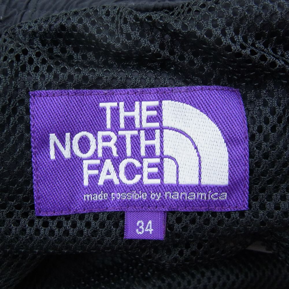 THE NORTH FACE ノースフェイス NT4203N PURPLE LABEL パープルレーベル ナイロン ショーツ ハーフ パンツ ブラック ブラック系 34【中古】
