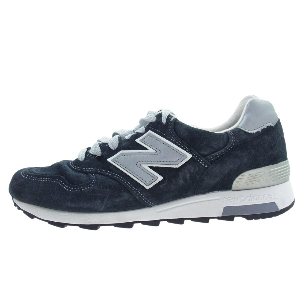 NEW BALANCE ニューバランス M1400NV スエード スニーカー ネイビー系 27.5cm【中古】