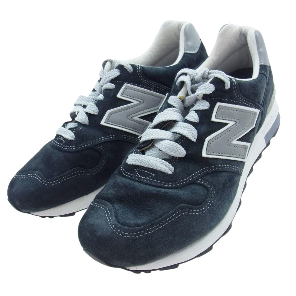 NEW BALANCE ニューバランス M1400NV スエード スニーカー ネイビー系 27.5cm【中古】