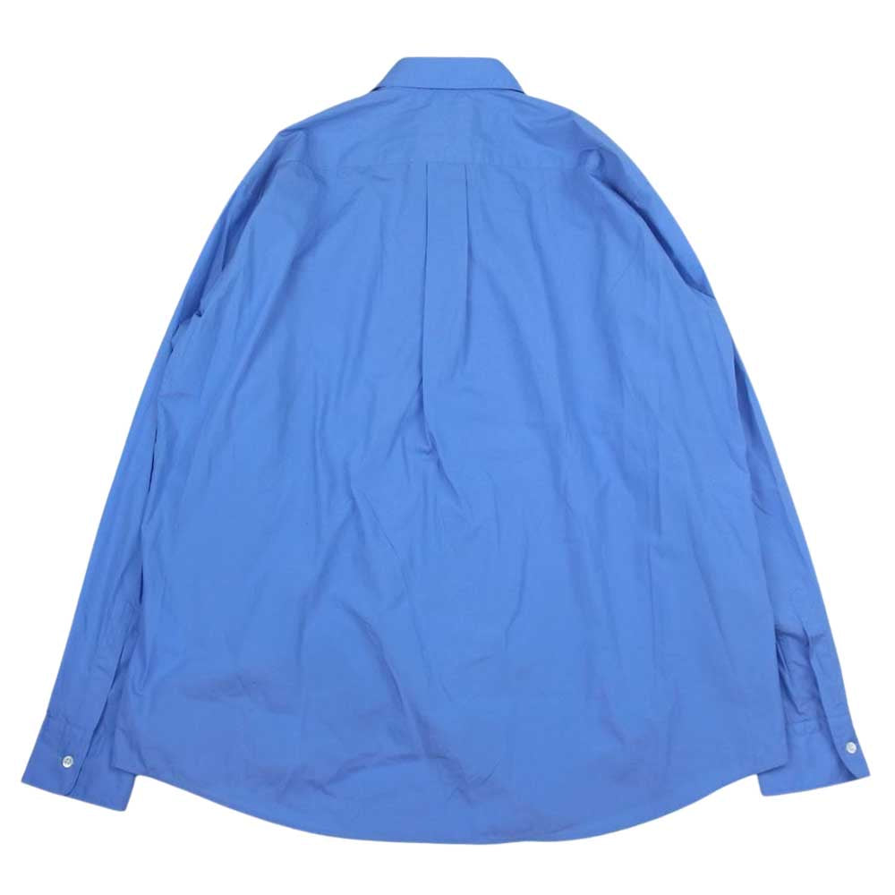 GRAPHPAPER グラフペーパー 23SS GM231-50079B Broad Regular Collar Shirt ブロード レギュラー カラー 長袖 シャツ ブルー系 2【美品】【中古】