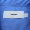 GRAPHPAPER グラフペーパー 23SS GM231-50079B Broad Regular Collar Shirt ブロード レギュラー カラー 長袖 シャツ ブルー系 2【美品】【中古】