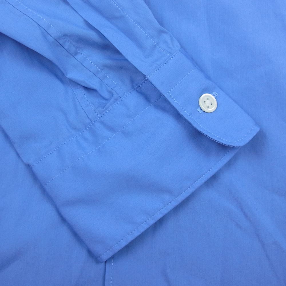 GRAPHPAPER グラフペーパー 23SS GM231-50079B Broad Regular Collar Shirt ブロード レギュラー カラー 長袖 シャツ ブルー系 2【美品】【中古】