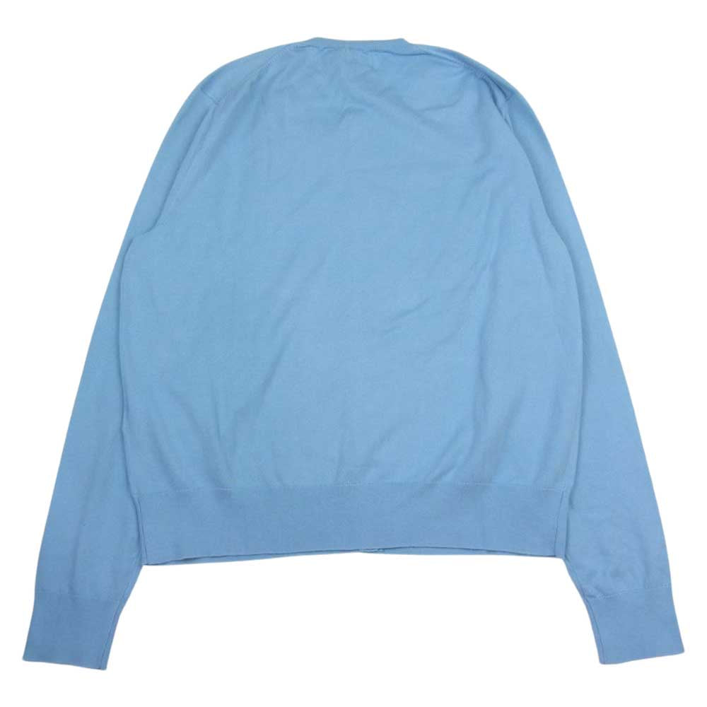 POLO RALPH LAUREN ポロ・ラルフローレン コットン ブレンド カーディガン ブルー系 XL【極上美品】【中古】