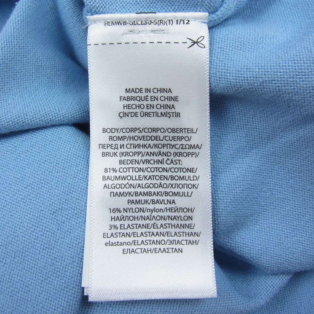 POLO RALPH LAUREN ポロ・ラルフローレン コットン ブレンド カーディガン ブルー系 XL【極上美品】【中古】