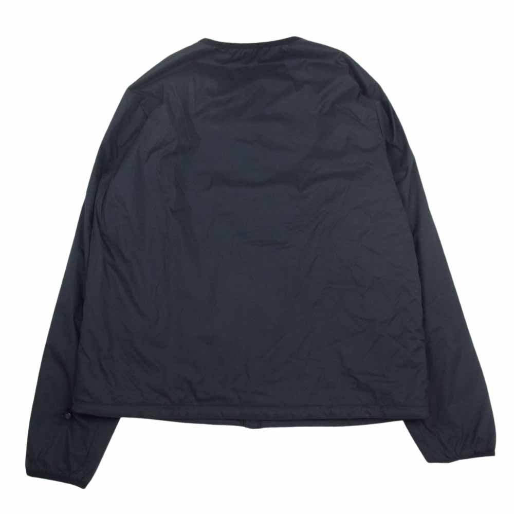 Danton ダントン KW32-114-01 ノーカラー 中綿 インサレーション ジャケット ブラック系 M【美品】【中古】