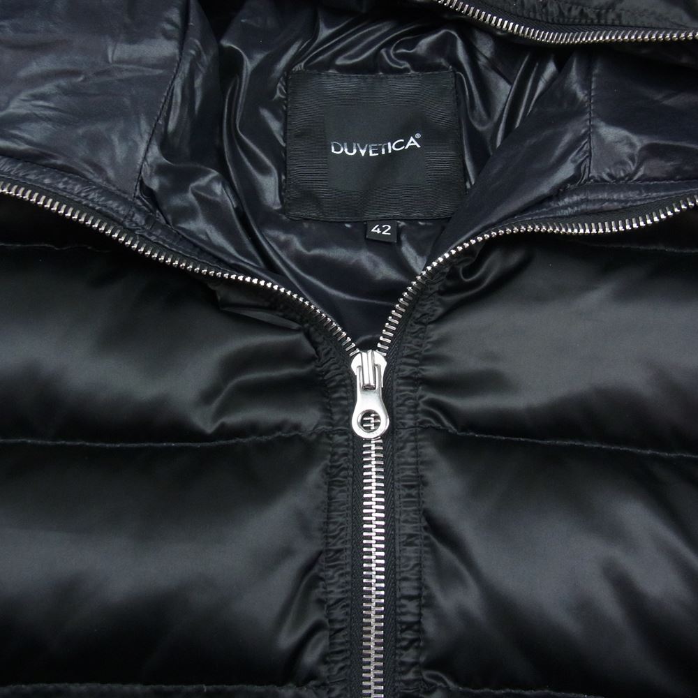 DUVETICA デュベティカ 国内正規品 ACE ダウンコート  ブラック系 42【中古】