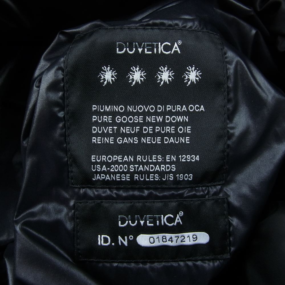 DUVETICA デュベティカ 国内正規品 ACE ダウンコート  ブラック系 42【中古】