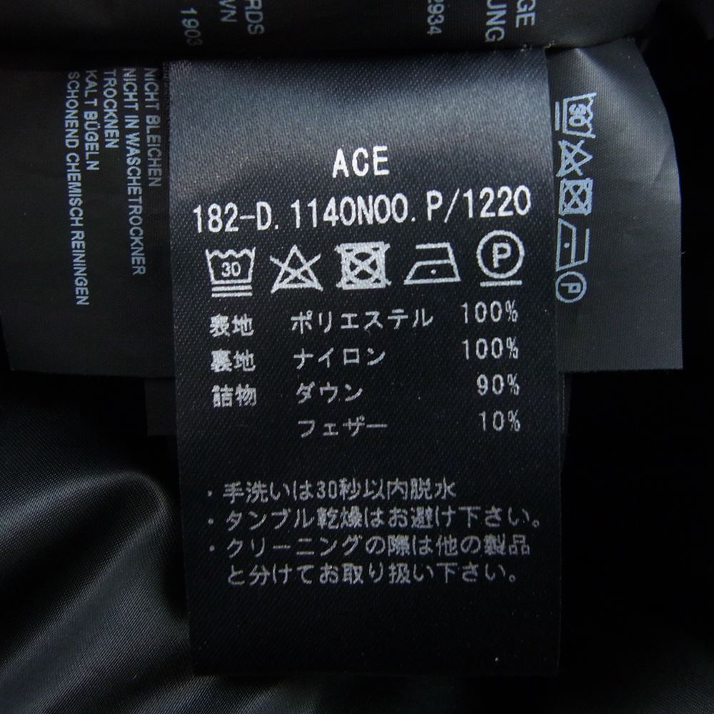 DUVETICA デュベティカ 国内正規品 ACE ダウンコート  ブラック系 42【中古】