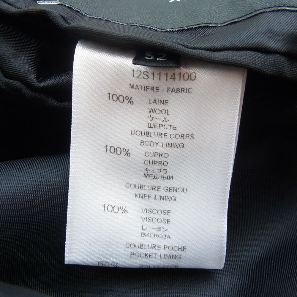 GIVENCHY ジバンシィ 12S1114100 ウール100％ 2B テーラードジャケット ブラック系 52【中古】