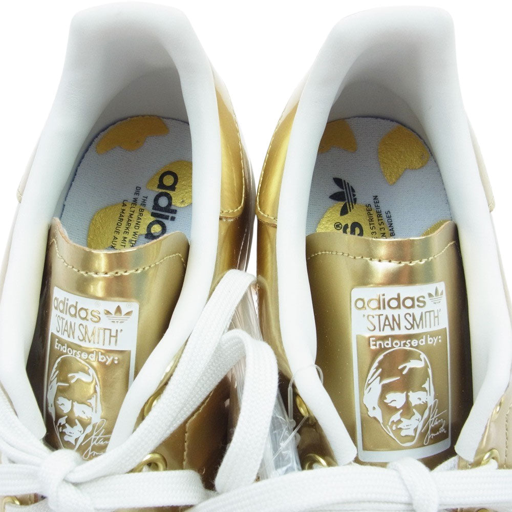 adidas アディダス FV4298 スタンスミス STAN SMITH スニーカー ゴールド系 28.5cm【新古品】【未使用】【中古】