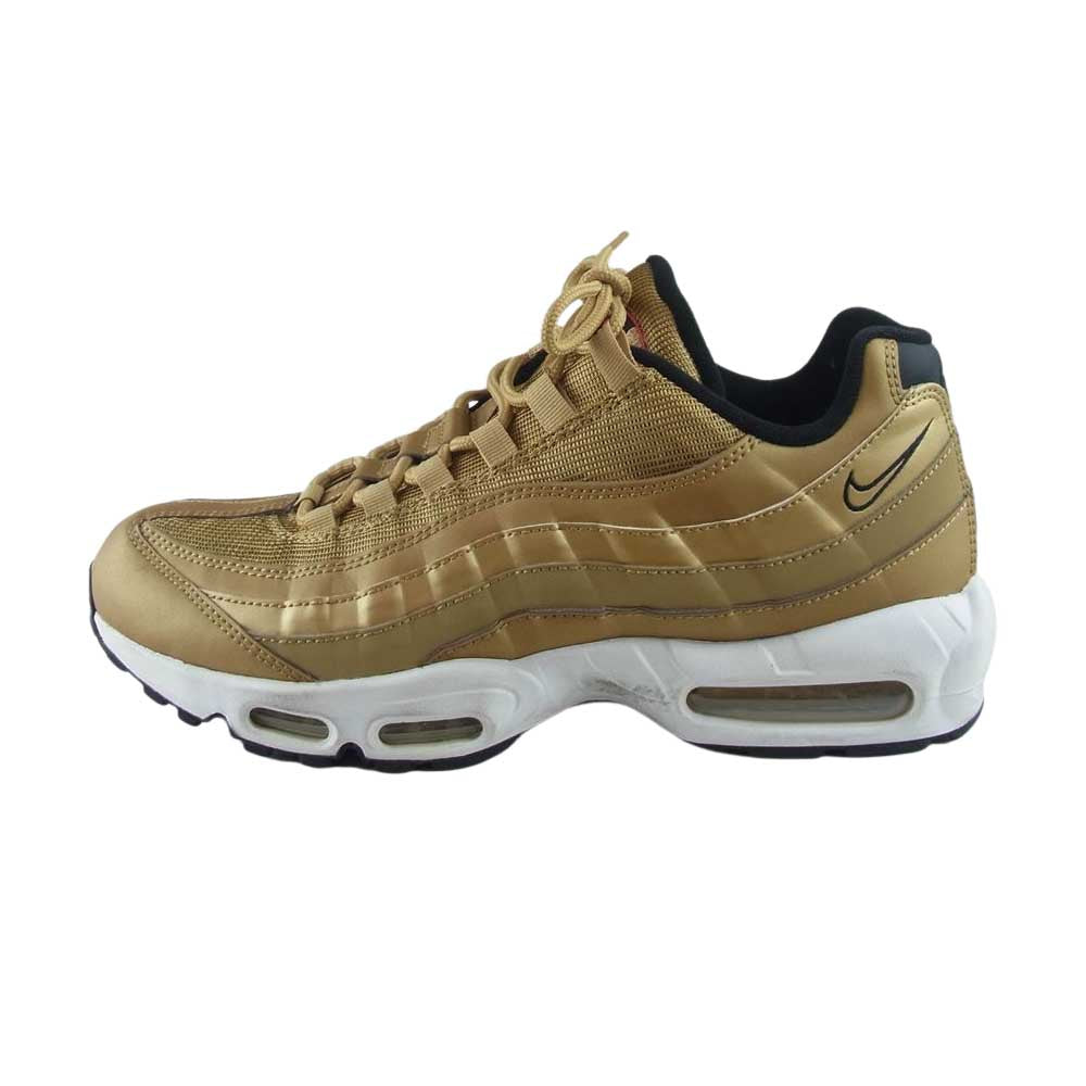 NIKE ナイキ 918359-700 Air Max エアマックス 95 Premium QS Metallic Gold メタリック ゴールド スニーカー ゴールド系 28.0cm【中古】