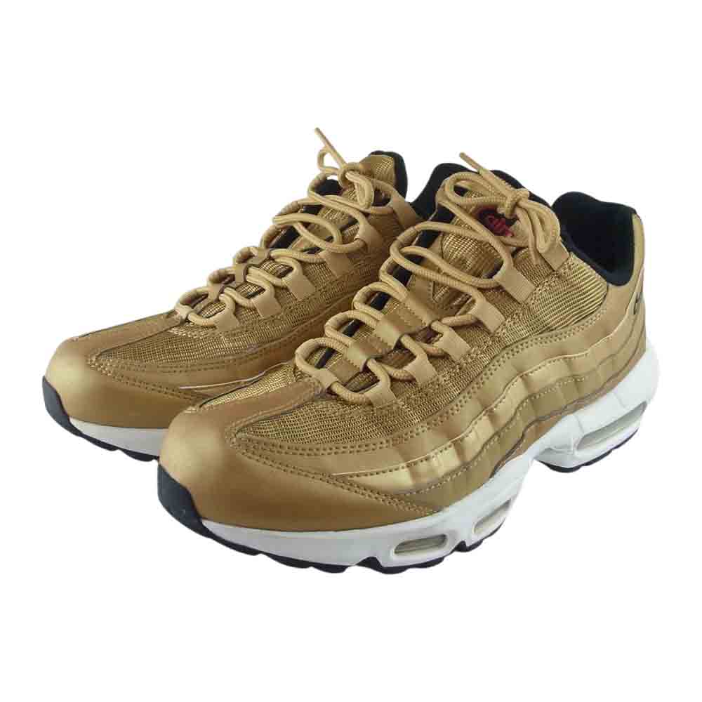 NIKE ナイキ 918359-700 Air Max エアマックス 95 Premium QS Metallic Gold メタリック ゴールド スニーカー ゴールド系 28.0cm【中古】