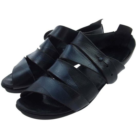 trippen トリッペン レザー ストラップ サンダル ブラック系【中古】