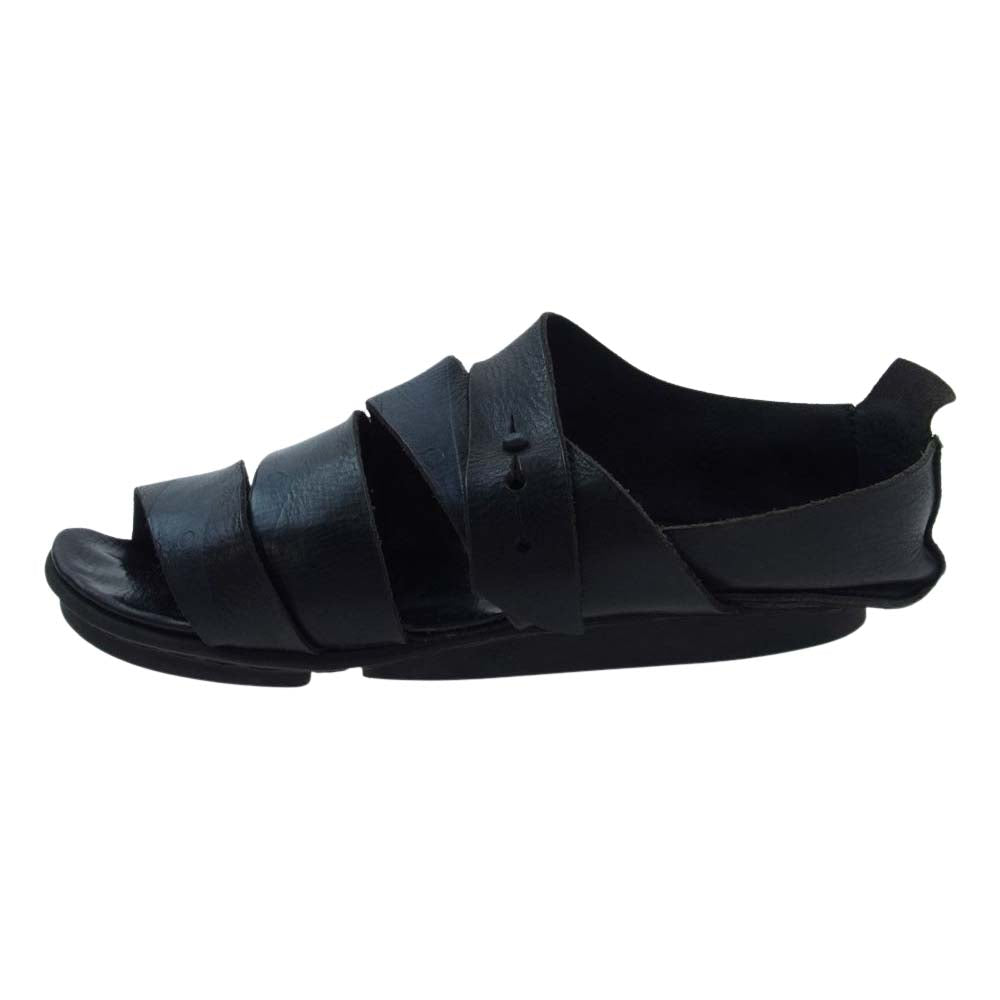 trippen トリッペン レザー ストラップ サンダル ブラック系【中古】