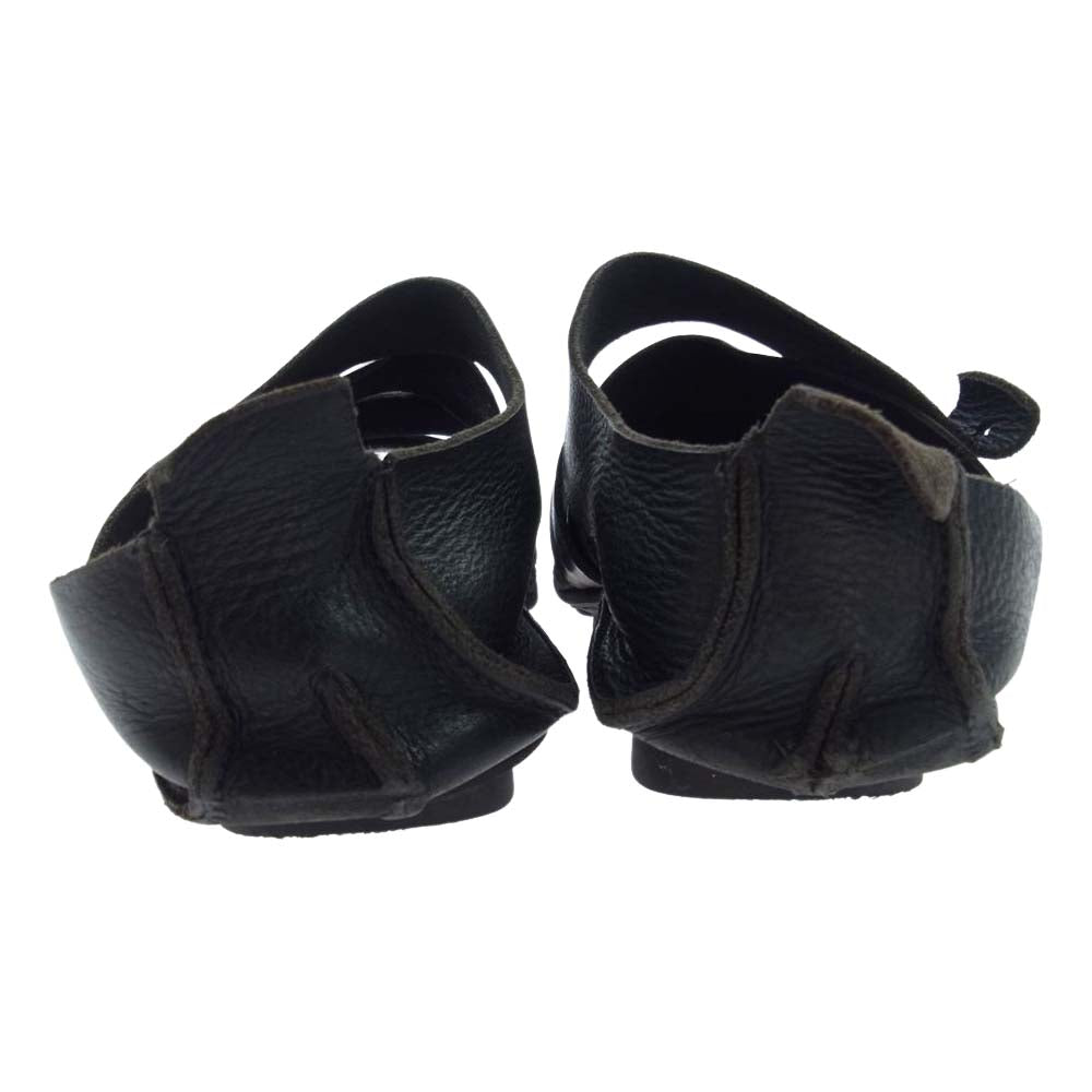 trippen トリッペン レザー ストラップ サンダル ブラック系【中古】