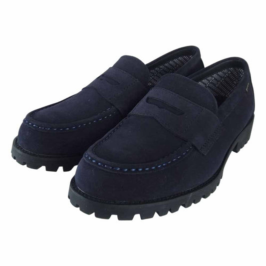 REGAL リーガル MC23A 53DL GORE TEX ゴアテックス スウェード スエード コイン ローファー タンクローファー ネイビー系 24.5cm【極上美品】【中古】