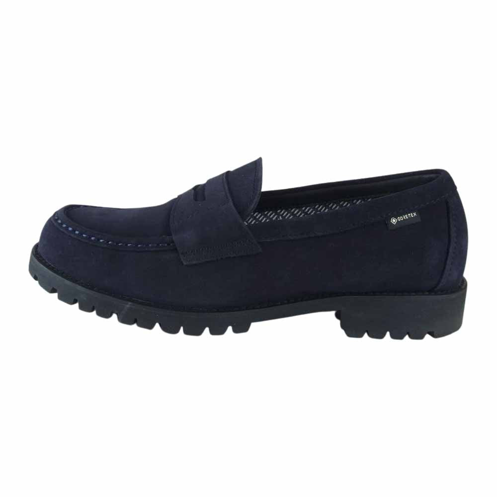 REGAL リーガル MC23A 53DL GORE TEX ゴアテックス スウェード スエード コイン ローファー タンクローファー ネイビー系 24.5cm【極上美品】【中古】
