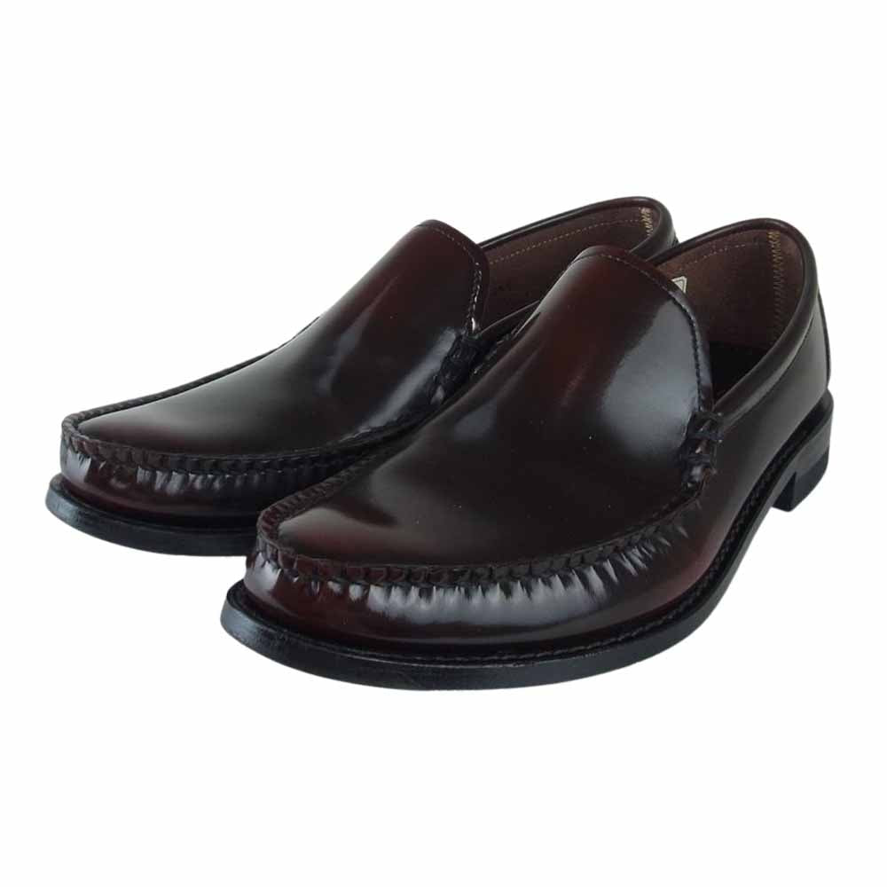 REGAL リーガル コブラヴァンプ レザー ドレスシューズ ローファー ブラウン系 25.5cm【美品】【中古】