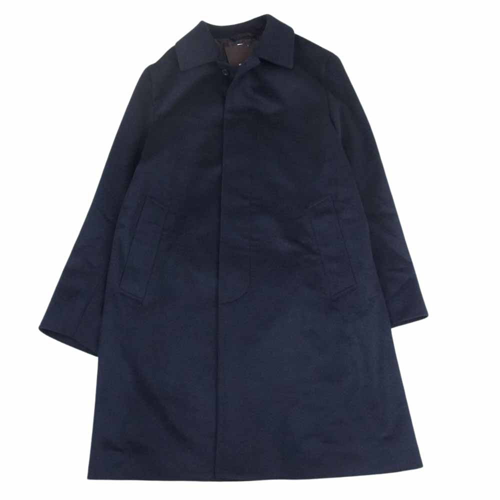 Mackintosh マッキントッシュ LONDON ロンドン 国内正規品 DUNFORD ダンフォード G1B71-855-28 カシミヤ混 メリノウール ビーバー チェスターコート ダークネイビー系 38【新古品】【未使用】【中古】