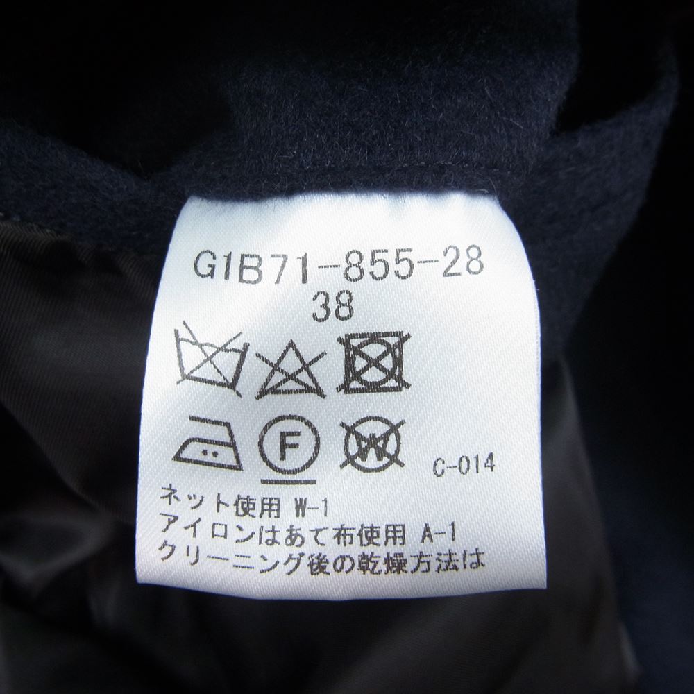 Mackintosh マッキントッシュ LONDON ロンドン 国内正規品 DUNFORD ダンフォード G1B71-855-28 カシミヤ混 メリノウール ビーバー チェスターコート ダークネイビー系 38【新古品】【未使用】【中古】
