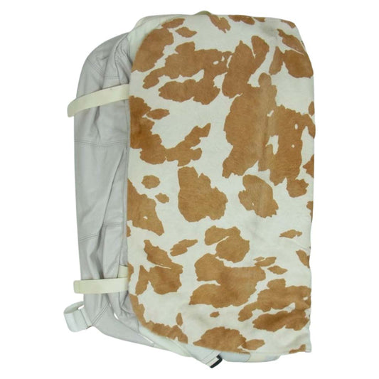 VISVIM ビズビム 07AW × UNDERCOVER アンダーカバー ハラコレザー メッセンジャー ショルダー バッグ オフホワイト系【中古】