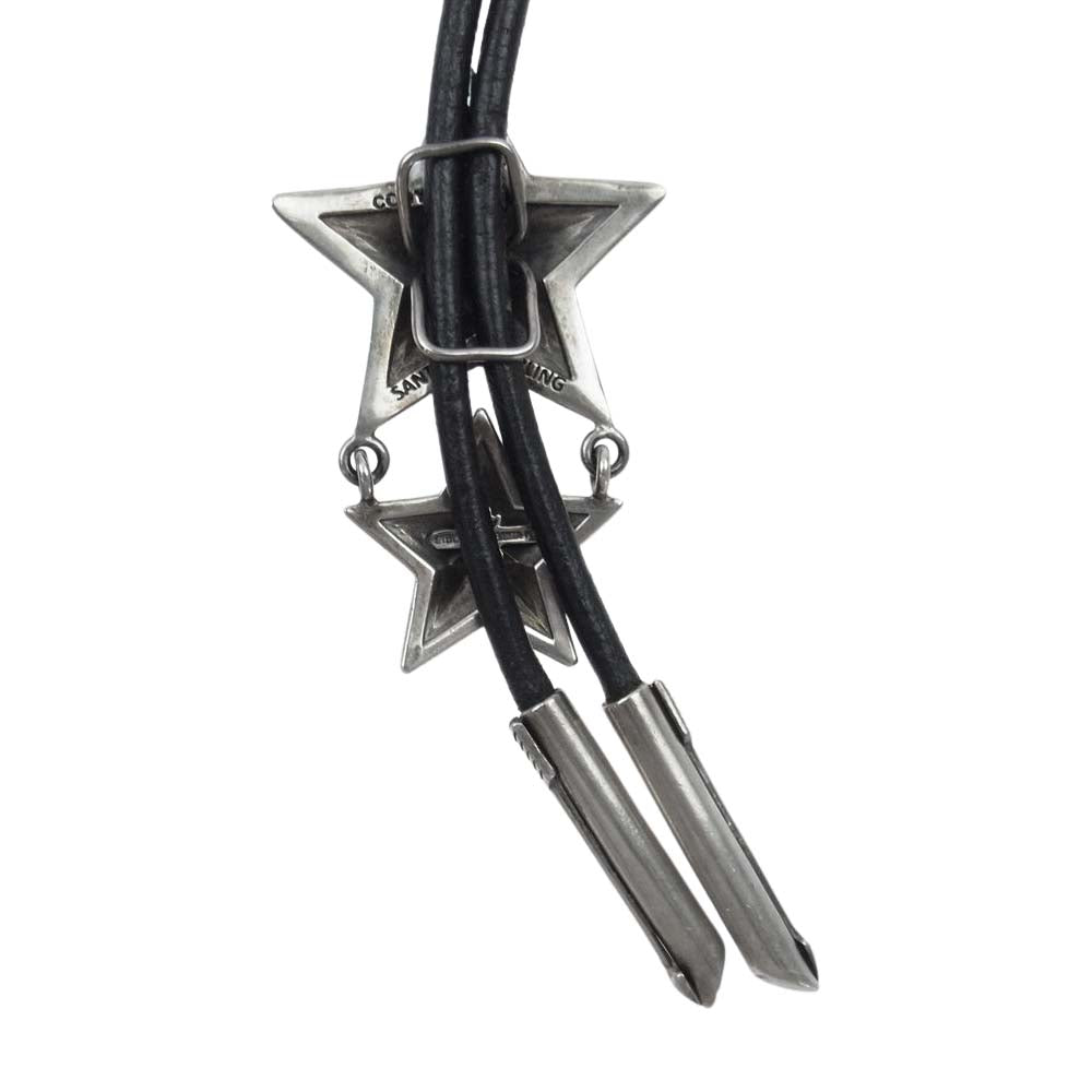 Cody Sanderson コディサンダーソン ループタイ スター ネックレス  シルバー系 ブラック系【中古】