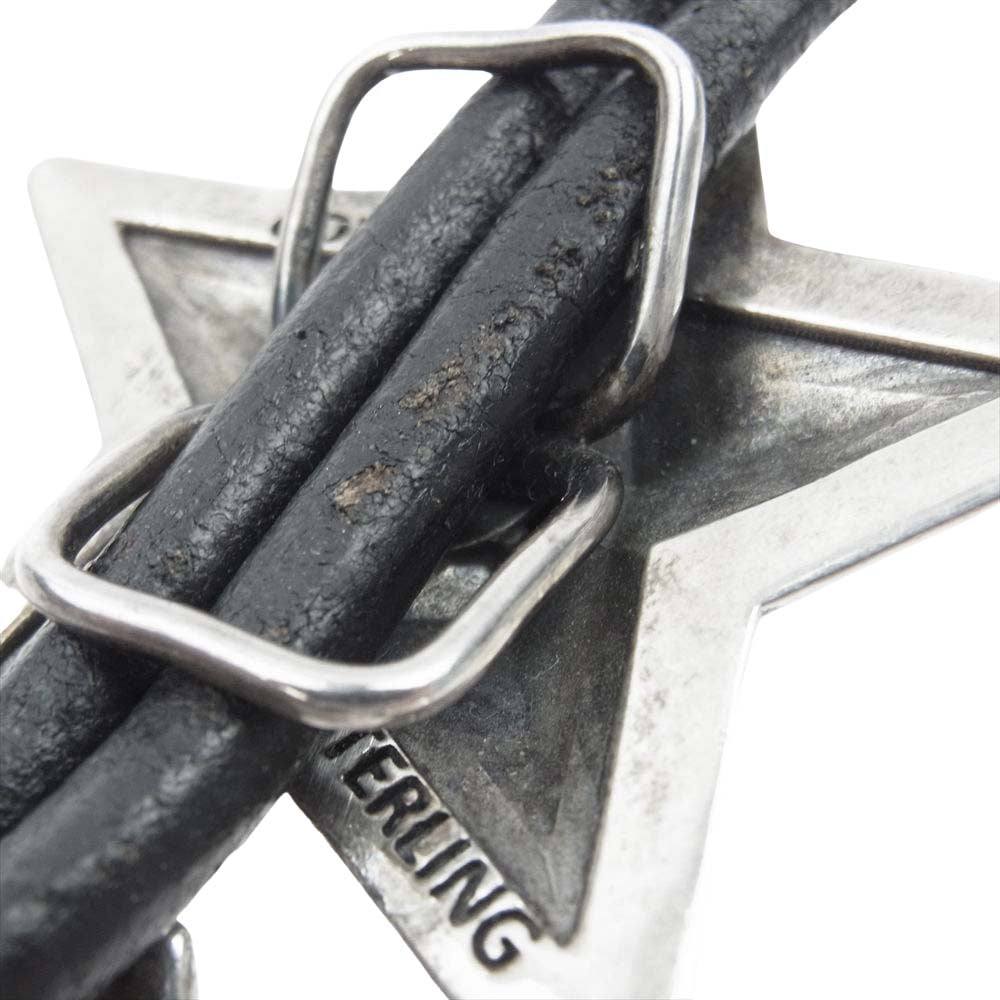 Cody Sanderson コディサンダーソン ループタイ スター ネックレス  シルバー系 ブラック系【中古】