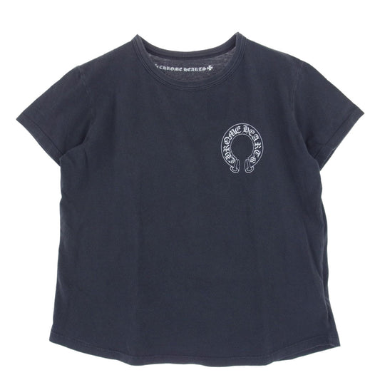 CHROME HEARTS クロムハーツ（原本無） 国内正規品 レディース ホースシュー プリント 半袖 Tシャツ グレー系 M【中古】